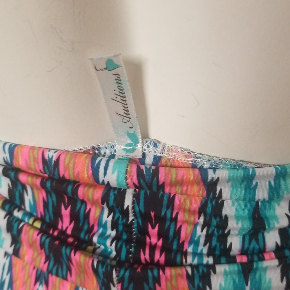 Auditions Strapless Multi colored dress - Picture 5 of 6